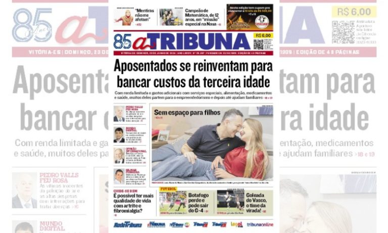 Confira os destaques do Jornal A Tribuna deste domingo