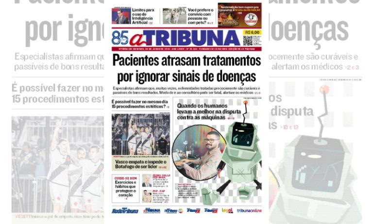Confira os destaques do jornal A Tribuna deste domingo