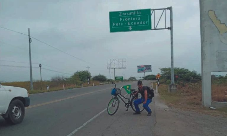 Da colheita do café para a viagem de bicicleta aos EUA