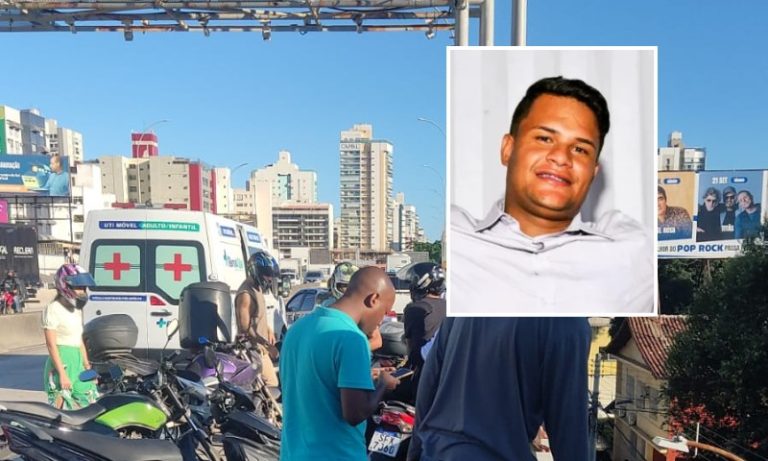 Motociclista arremessado da Terceira Ponte tem múltiplas lesões e segue internado