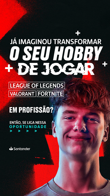 Oito mil bolsas de estudo para streamers e jogadores de Valorant, LoL e Fortnite
