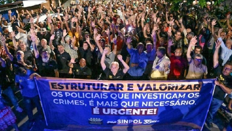 Policiais Civis voltam a cruzar os braços por 24 horas nesta quinta-feira