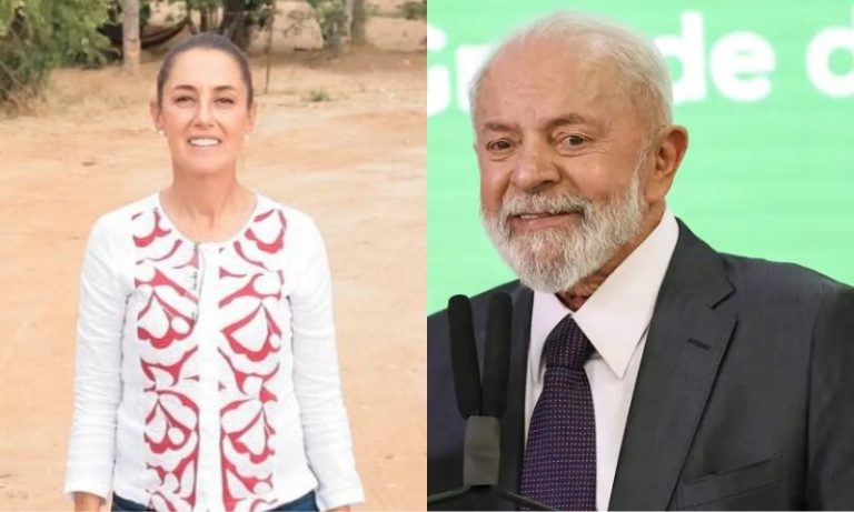 Presidente eleita agradece Lula e diz que México e Brasil são nações unidas