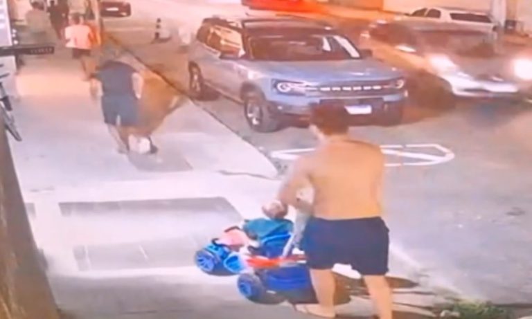 Suspeitos assaltam pai que passeava com bebê em Vila Velha