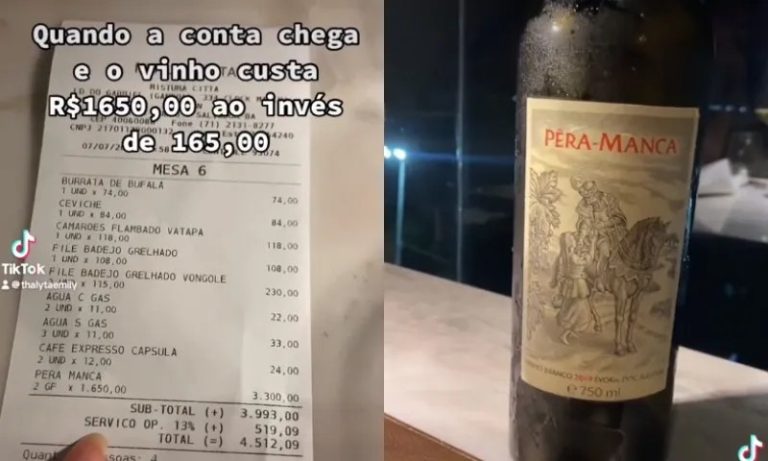 Amigos recebem convite de restaurante após confusão com valor de vinho