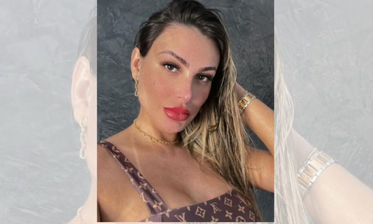 Andressa Urach faz procedimento de “língua de cobra”. Veja o resultado