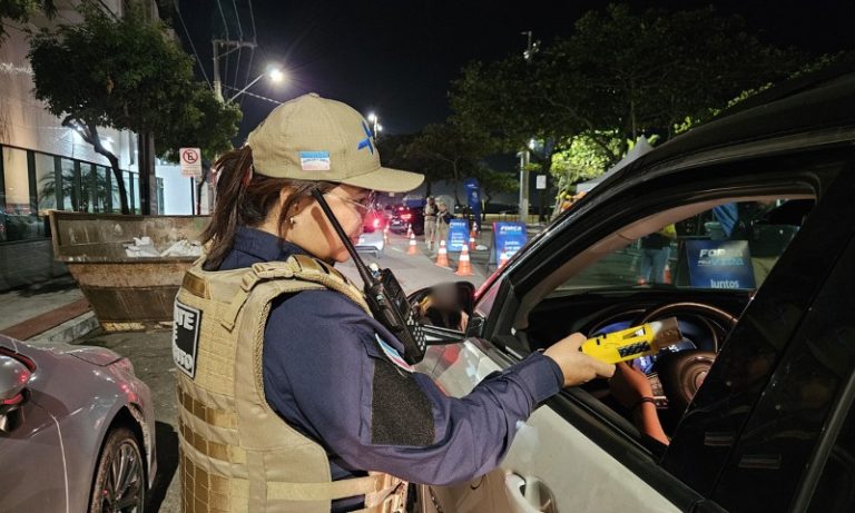 Blitz do bafômetro: 131 motoristas são flagrados em 8 horas no ES