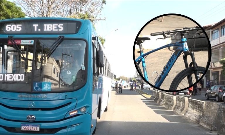 Ciclista atropelado por ônibus em Vila Velha teria furtado bicicleta momentos antes
