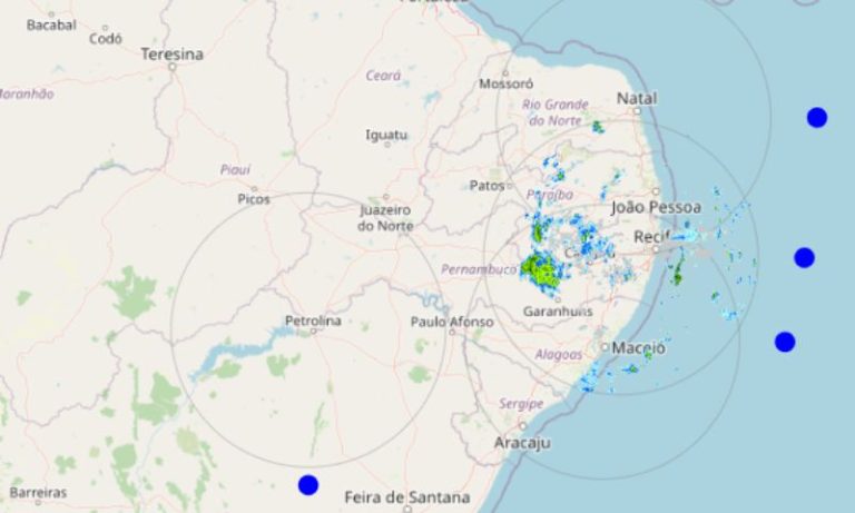 Estado de atenção: chuva intensa prevista para Pernambuco
