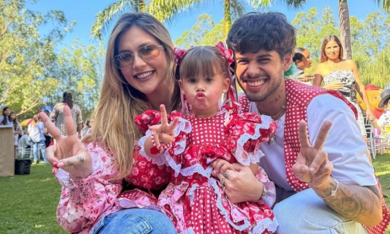 Filha de Zé Felipe e Virginia ‘fala’ com ‘tio Leandro’ e assusta cantor: ‘Sai fora’