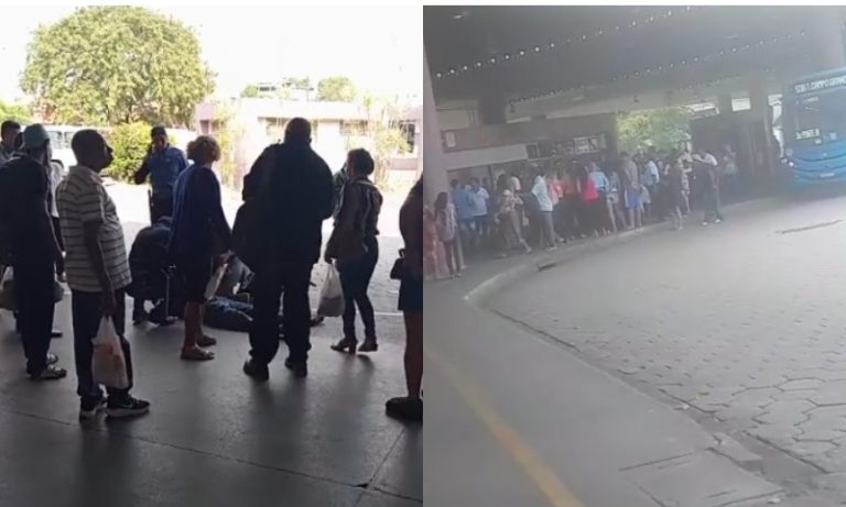 Homem ameaça mulher com faca no Terminal de Campo Grande