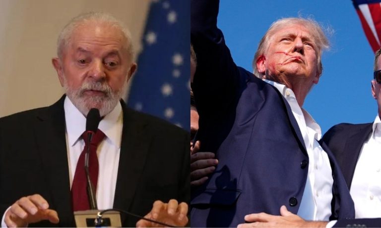 Lula diz que ataque a Trump ‘deve ser repudiado veementemente’