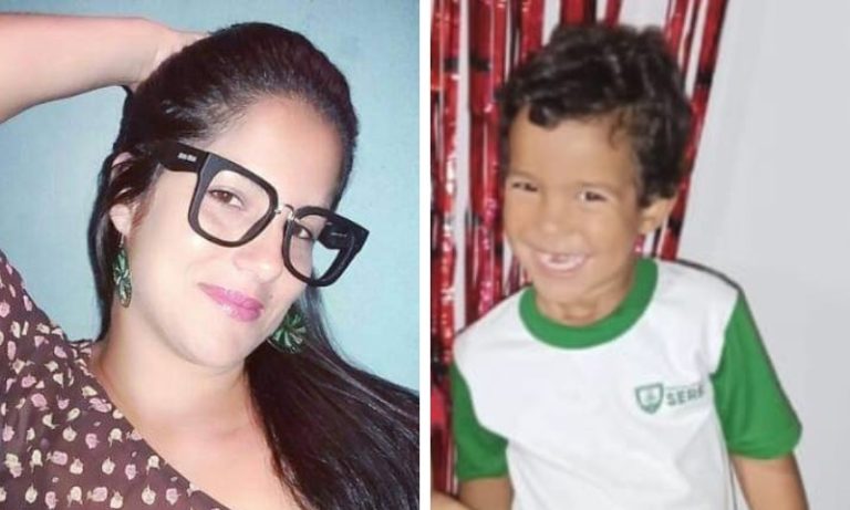 Polícia realiza nova perícia na casa onde mãe e filho foram assassinados na Serra