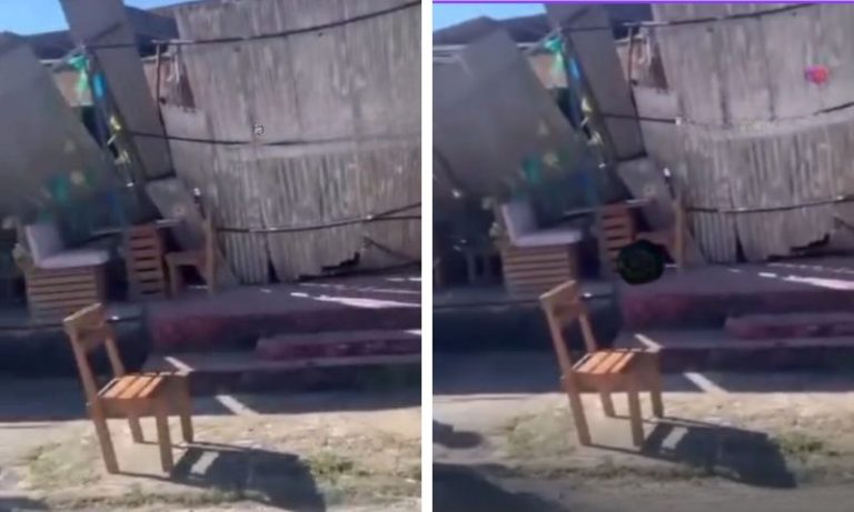 Marquise desaba em Jaboatão dos Guararapes e deixa dois feridos