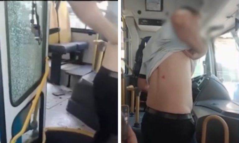 Motorista de ônibus fica ferido após levar pedrada na Grande Vitória