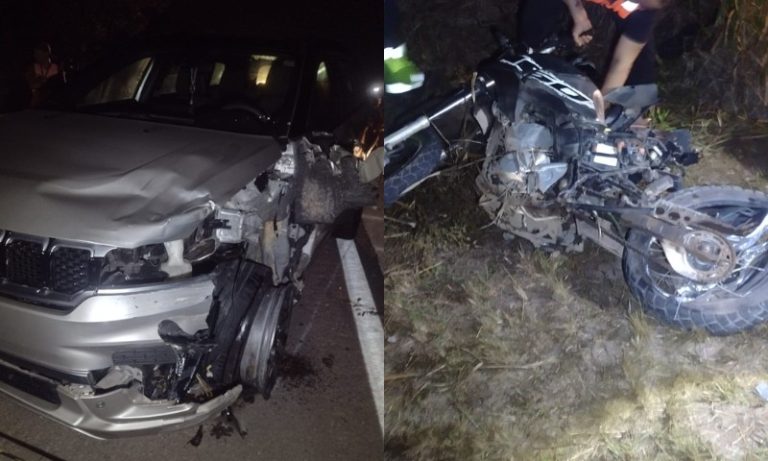 Mulher morre após acidente com motocicleta em rodovia de Guarapari