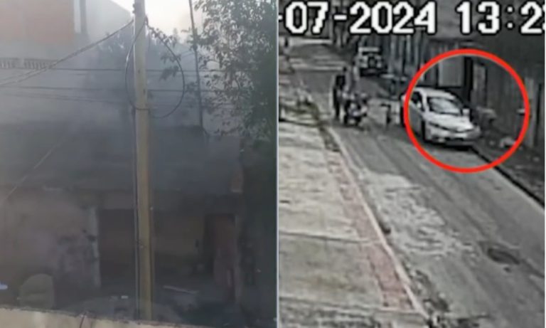 Mulher suspeita de esfaquear vizinho tem casa incendiada na Serra