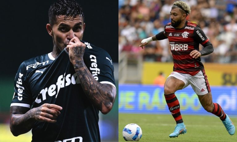 Palmeiras e Flamengo estudam troca entre Dudu e Gabigol