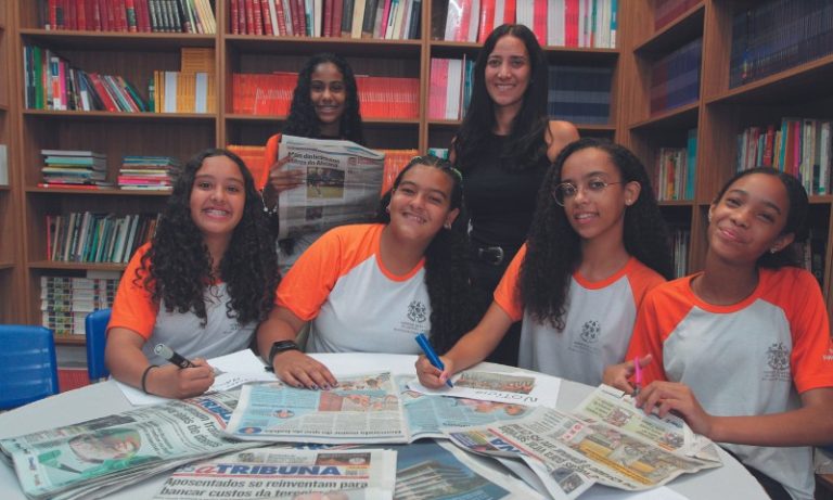 Professores usam A Tribuna na sala de aula