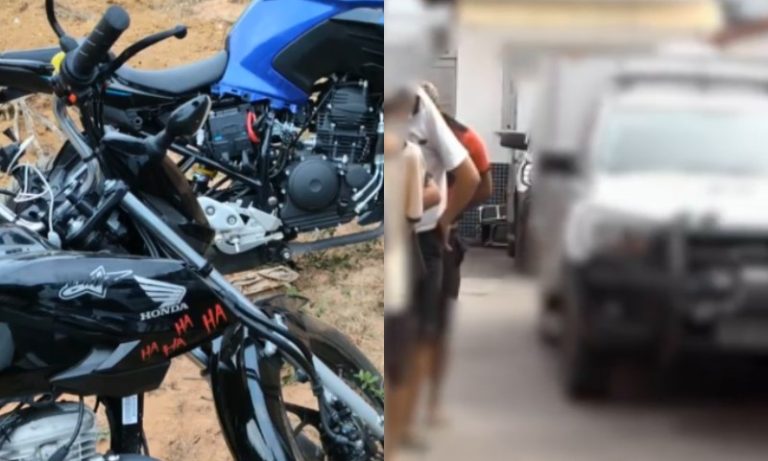 Roubo leva polícia até local de desmanche de motocicletas em Viana