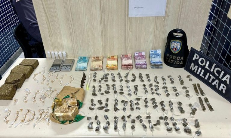 Suspeito é preso e drogas são apreendidas em beco de Vila Velha