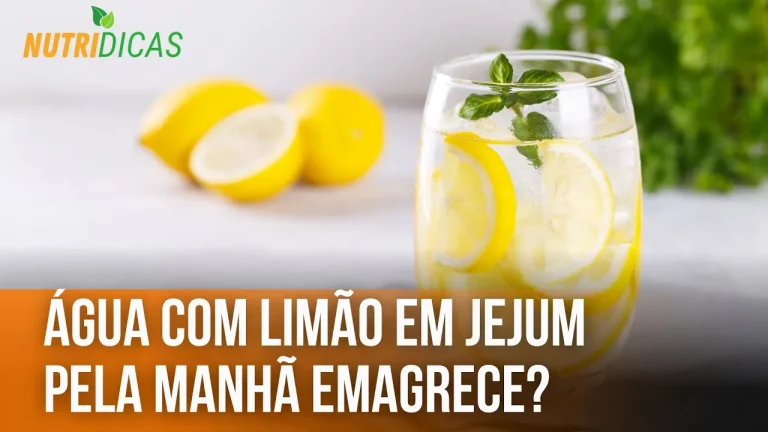 Água com limão em jejum pela manhã emagrece? | Nutridicas #48