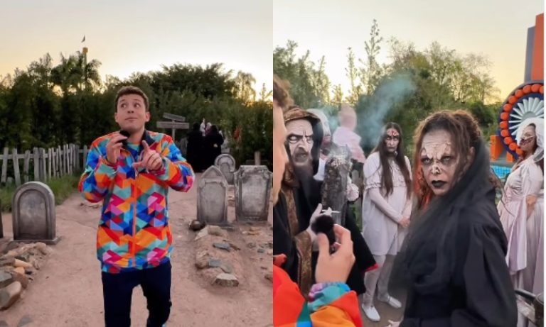 Beto Carrero inaugura fumódromo com temática de cemitério e vira meme