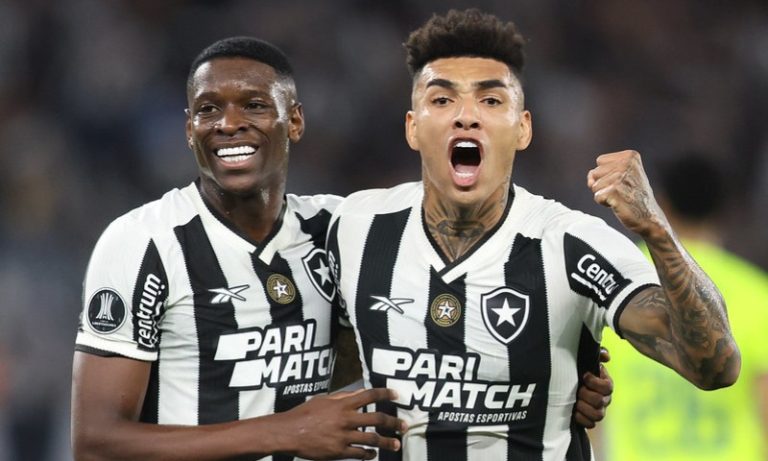 Botafogo vence Palmeiras e larga na frente em duelo pelas oitavas da Libertadores