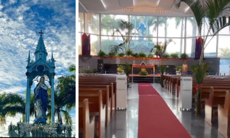 Como é o santuário afetado por desabamento no Recife?