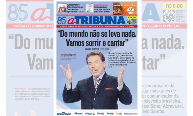 Confira os destaques do jornal A Tribuna deste domingo