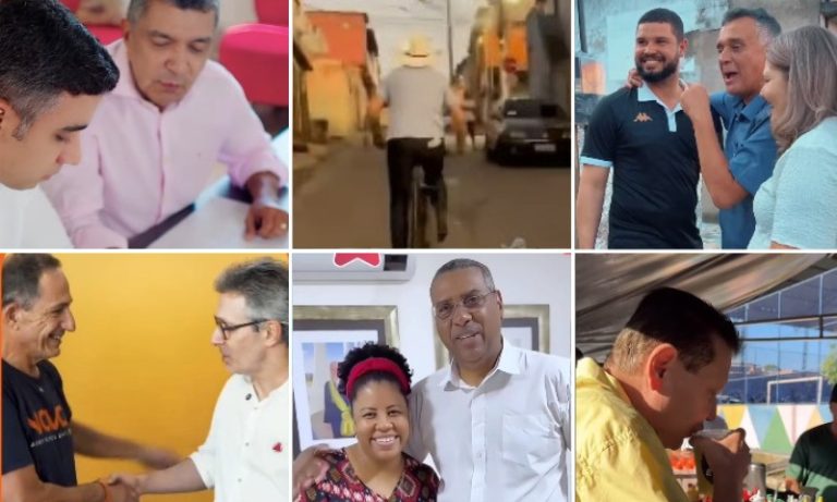 Declaração de amor, apoio e caldo de cana na Serra e em Cariacica
