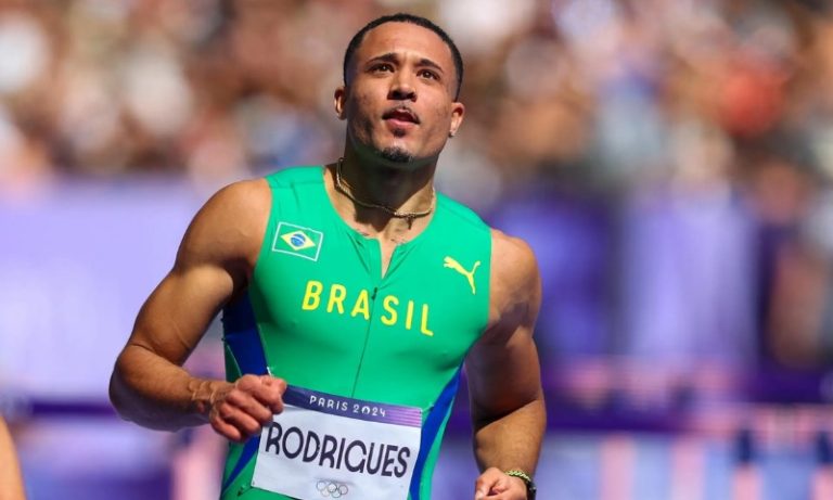 Eduardo Rodrigues marca 13s37 e avança nos 110m com barreiras em Paris-2024