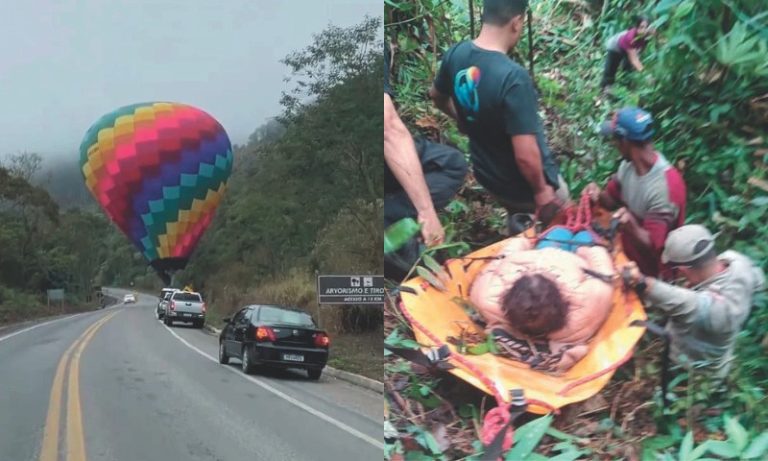 Em uma manhã, dois balões fazem pousos forçados na Região Serrana do ES