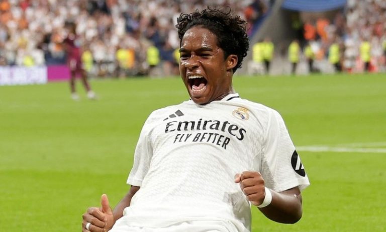 Gol de Endrick no Real Madrid rende R$ 217 mil ao Palmeiras