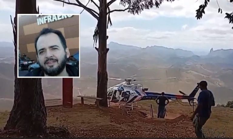 Homem morre e mulher fica ferida após carro cair de ribanceira no ES