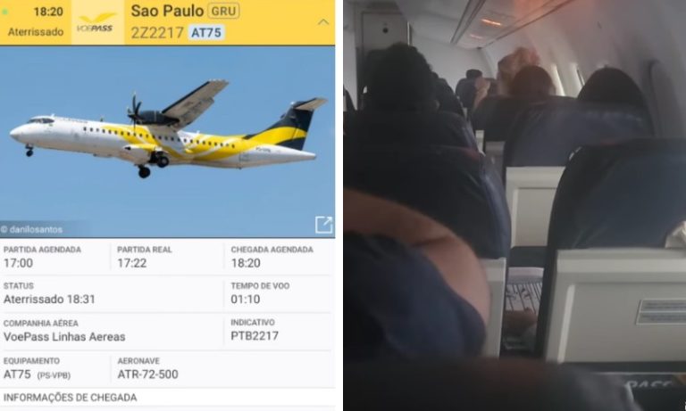 Jornalista voou um dia antes no mesmo avião que caiu em SP e filmou problemas no ar