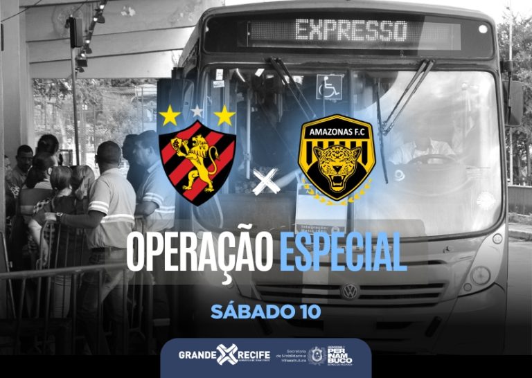 Veja como ir de ônibus para o jogo Sport X Amazonas na Arena Pernambuco