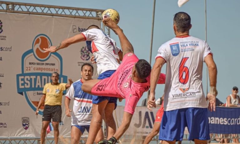 Vitória recebe Campeonato Estadual de Beach Soccer a partir deste sábado (10)