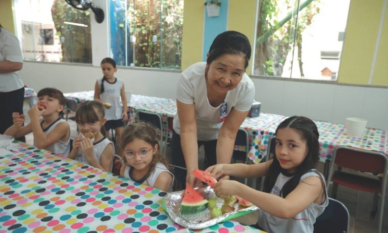 Alimentos viram lição na sala de aula
