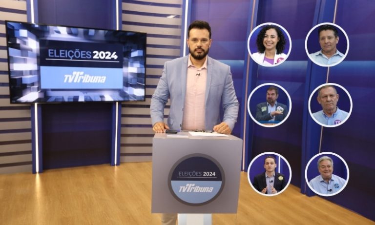 Começa o 4º bloco do debate com os candidatos a prefeito de Vitória na TV Tribuna