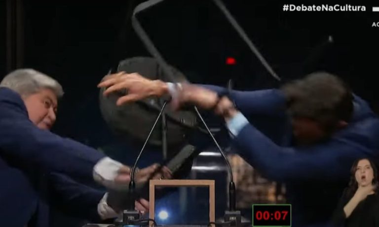 Pablo Marçal processa Datena após cadeirada e pede R$ 100 mil