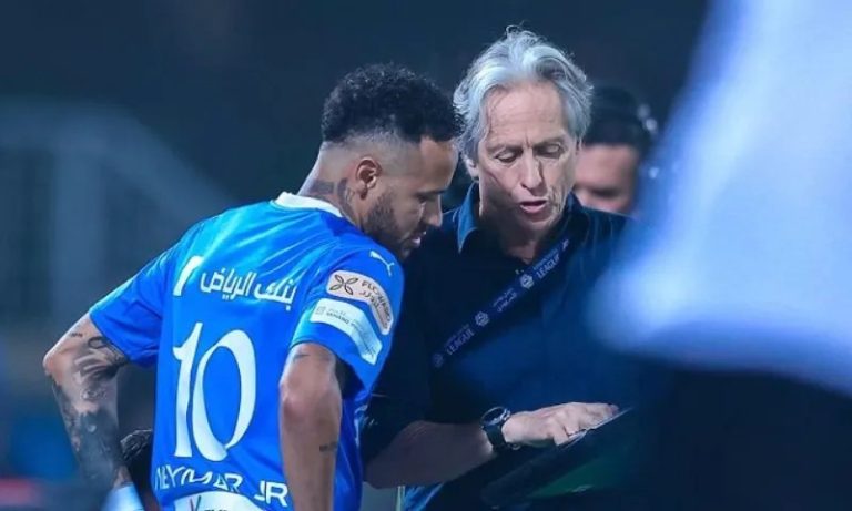 Neymar deve voltar a defender o Al-Hilal só em 2025, afirma Jorge Jesus
