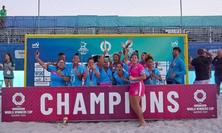 São Pedro é campeão mundial de Beach Soccer feminino