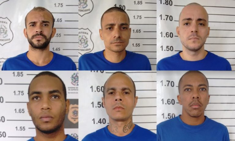 Detento que fugiu de presídio no ES é recapturado. Cinco seguem procurados