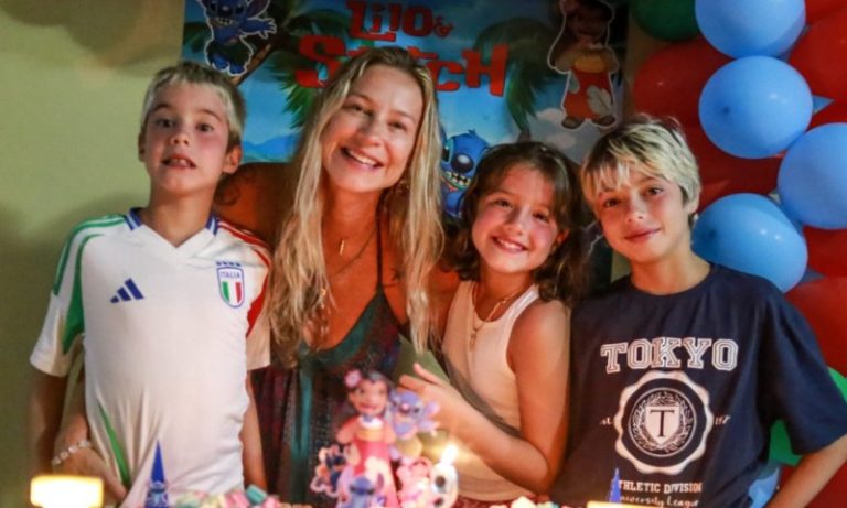 ‘Sou muito rica’: Luana Piovani comemora nove anos dos gêmeos