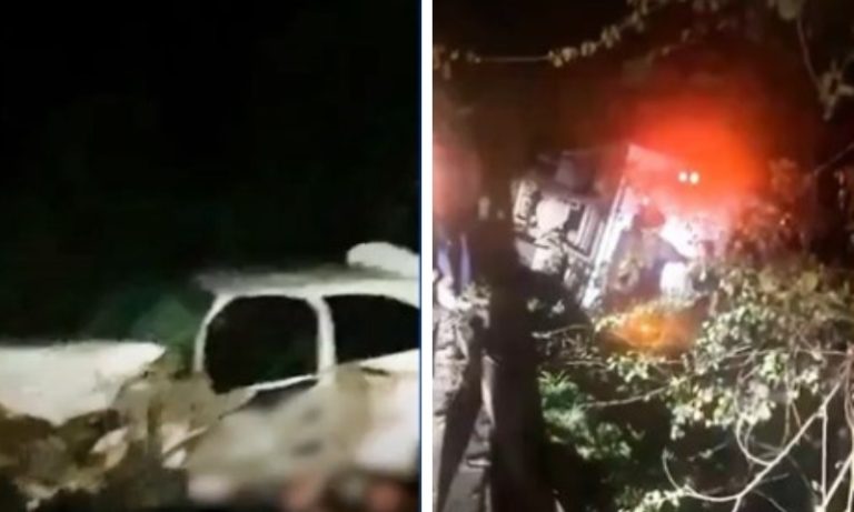 Acidente com dois ônibus e um carro deixa 13 feridos na BR-101 em Linhares