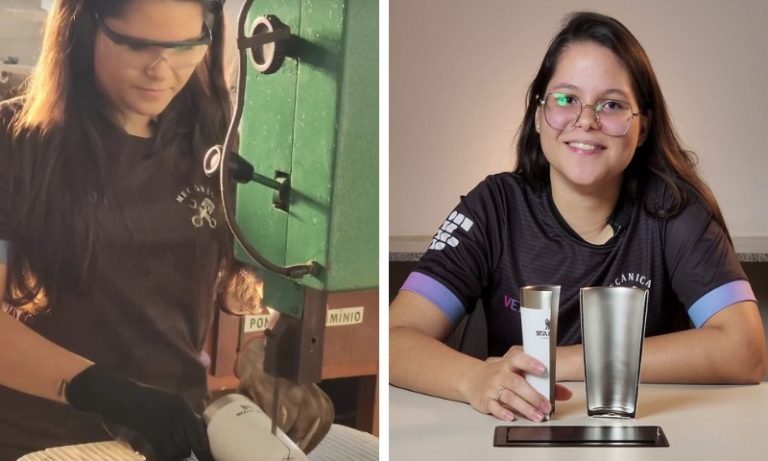 Alunos do Ifes viralizam nas redes sociais com experimento em copo térmico