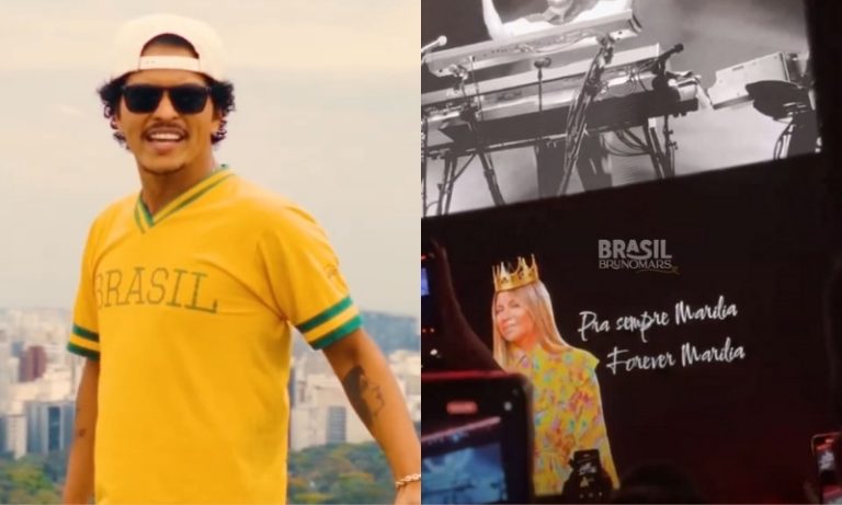 Bruno Mars faz homenagem a Marília Mendonça em show; veja vídeo