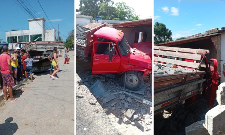 Caminhão desgovernado invade casa e deixa um morto no ES