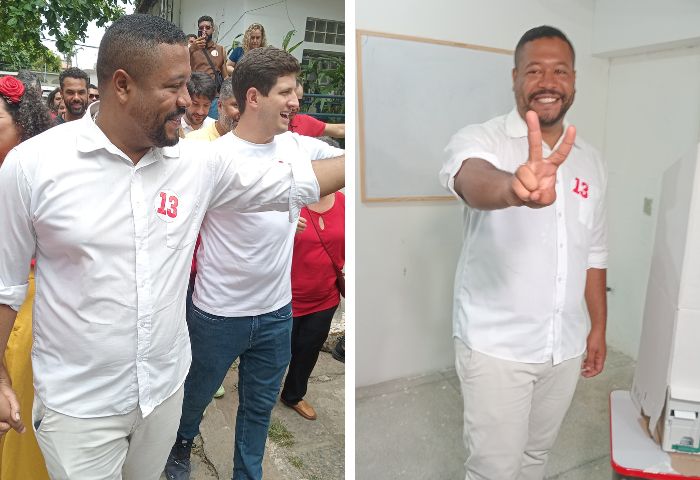 Candidato Vinicius Castello é o primeiro a votar em Olinda: “a luta me pertence”